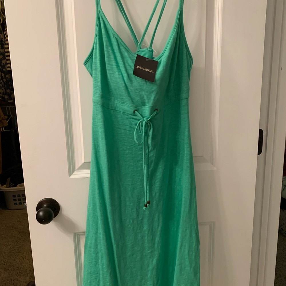 Eddie Bauer green strappy dress